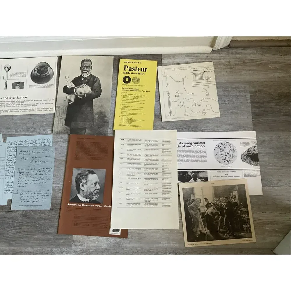 PASTEUR AND THE GERM THEORY SCIENCE JACKDAW NO S3 EDUCATIONAL MATERIALS